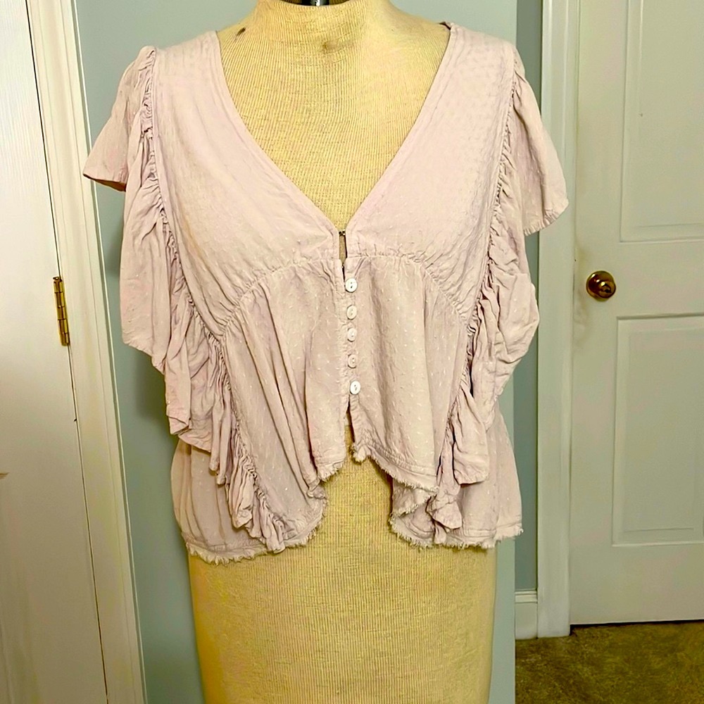 VICI Collection - Nude babydoll, crop top
